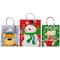 20-Count Assorted Paper Christmas Themed Gift Bags